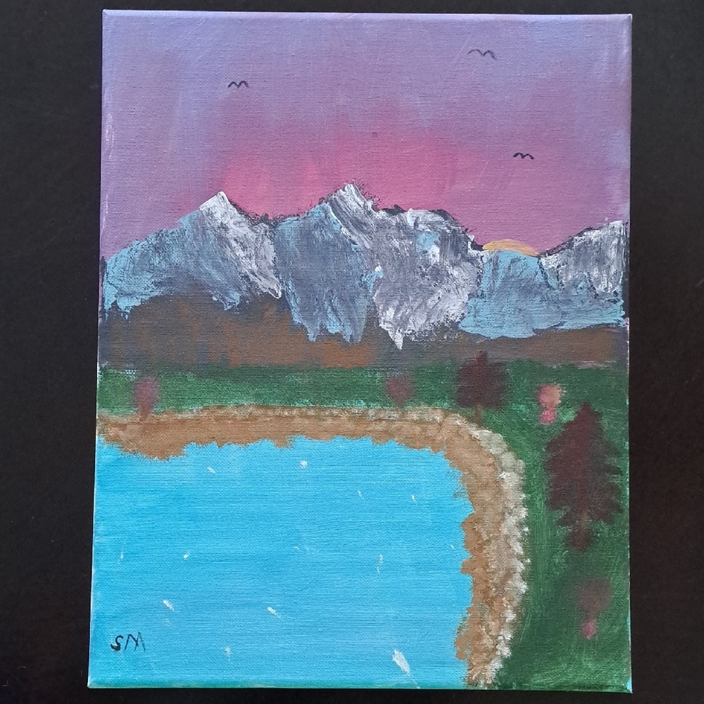 Mountain Landscape Canvas Art